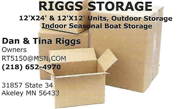 Akeley Area Storage Rentals